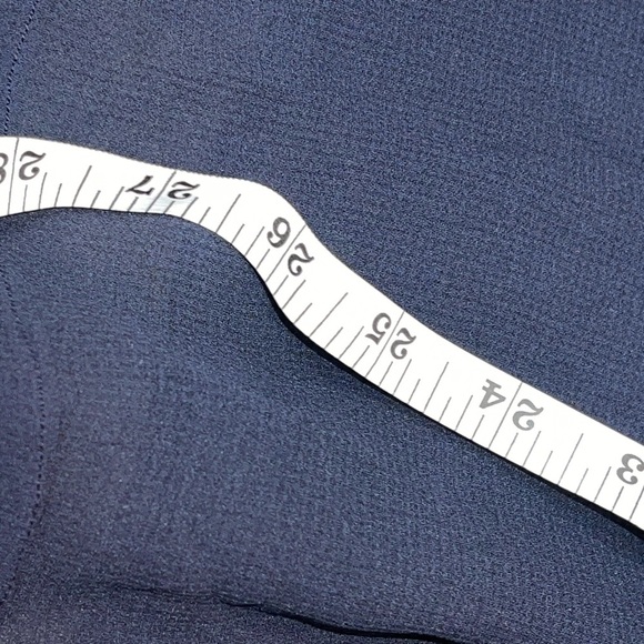 CHANEL Navy Blue Ruffle Blouse - Picture 7 of 12